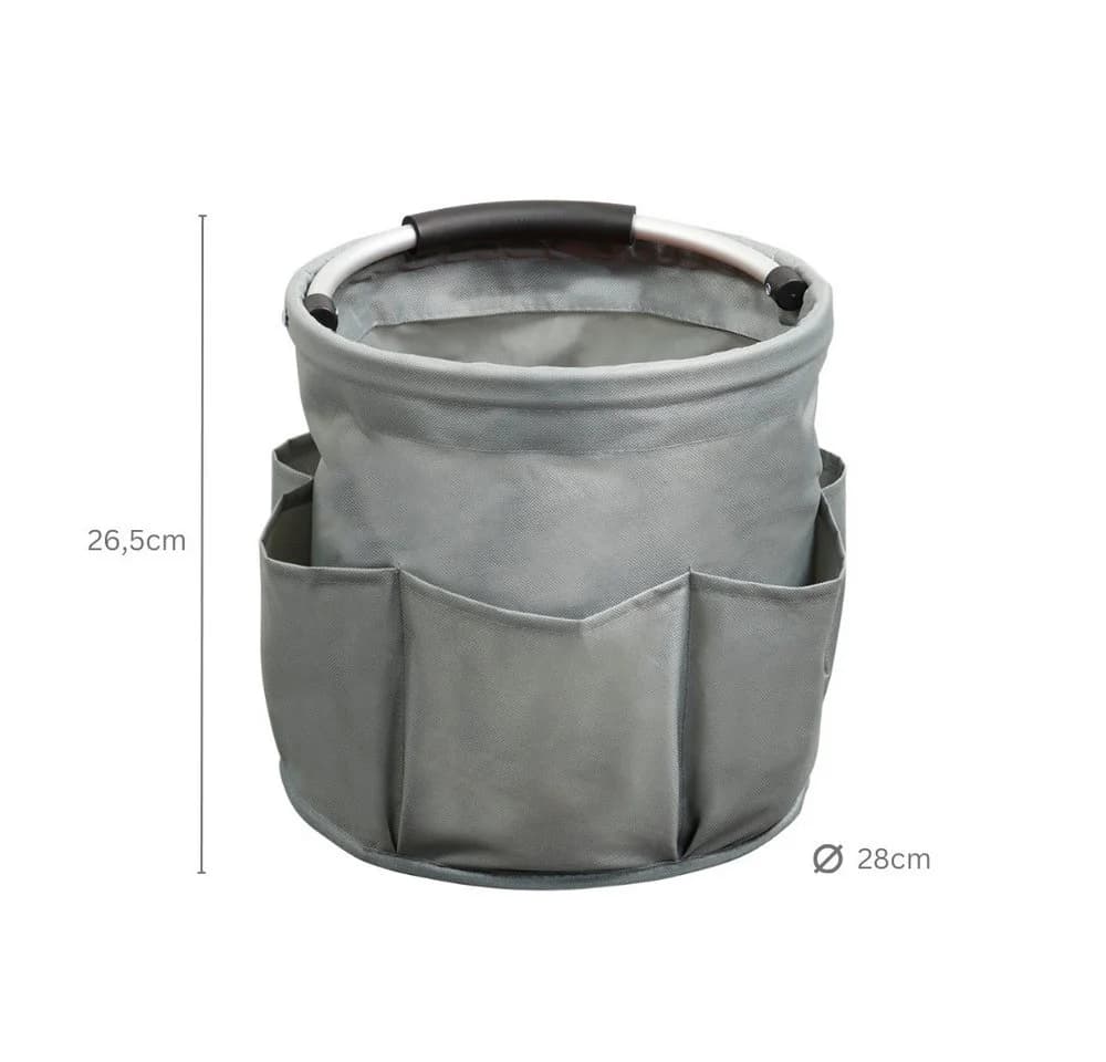 KESPER Aufbewahrungskorb Universal Reinigungs-Caddy Grau mit Tragegriff - Bild 3