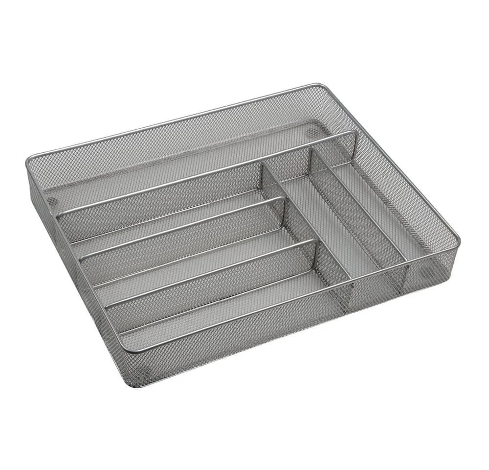 KESPER Besteckkasten 6 Fächer Metall Silber Organizer - Bild 2