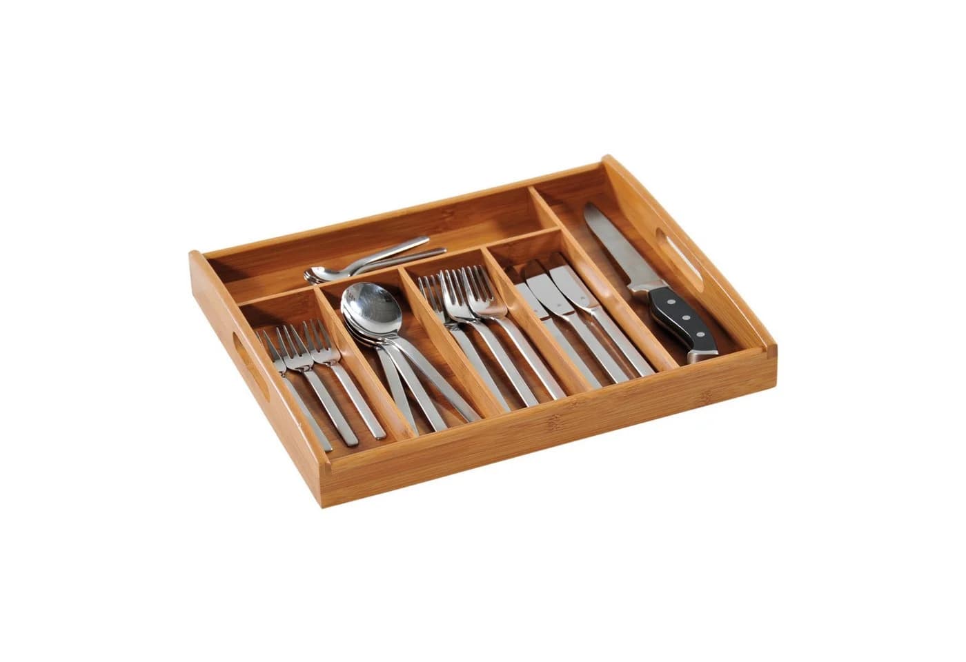 Besteckkasten KESPER Bambus mit 6 Besteckeinteilern - Bild 2
