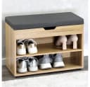 Kesper Schuhbank mit Garderobe und Schuhregalen Bild 2