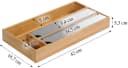 KESPER Folienspender Bambus Beige Natur 3 Fächer Bild 4