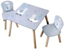 Kesper Kindertisch mit 2 Stühlen FSC Alpaka Bild 3