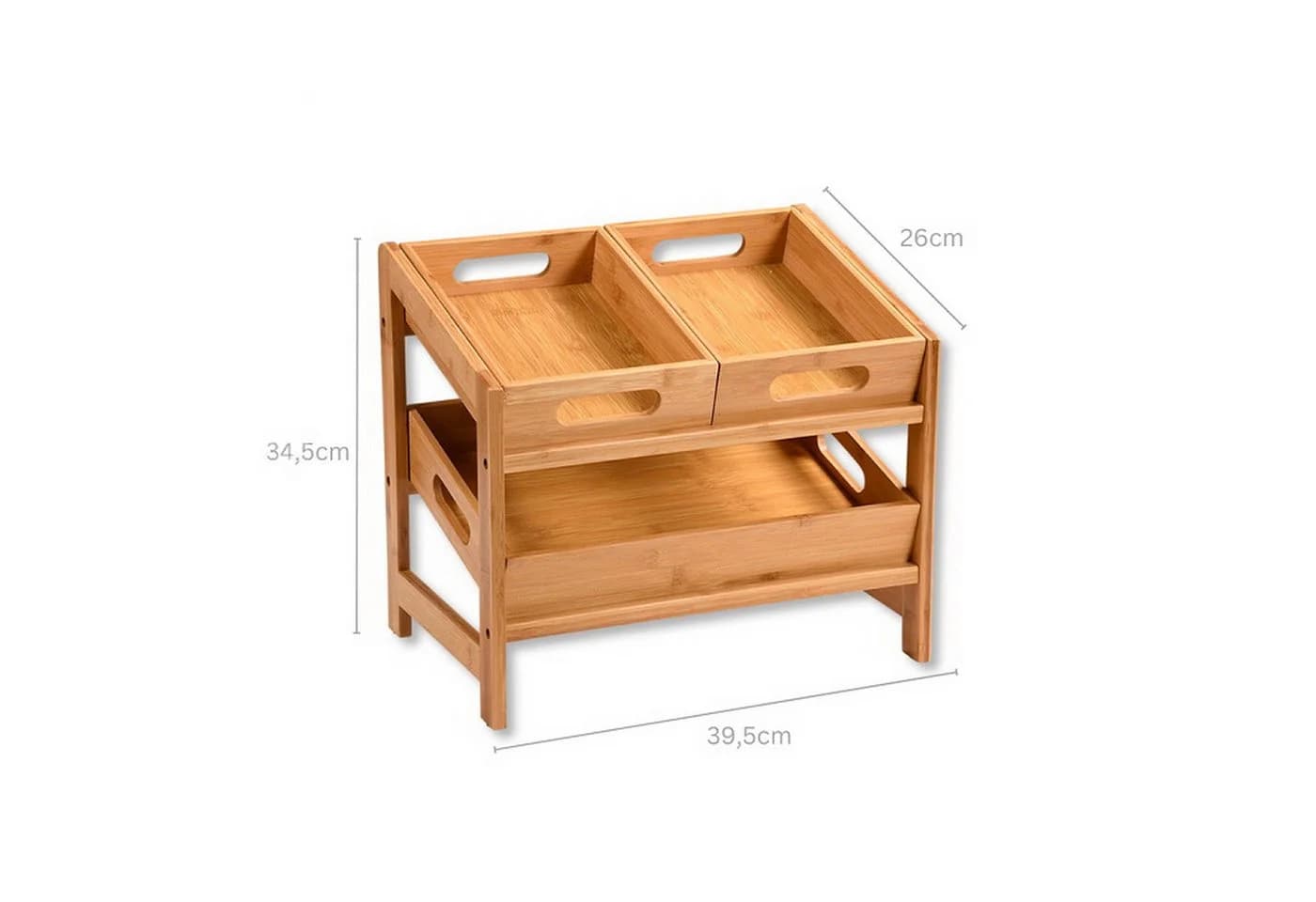 KESPER® Ablageregal aus 100% FSC®-zertifiziertem Bambus - Bild 4