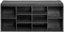 Kesper Schuhschrank mit Sitzkissen Grau - 10er Schuhstauraum Bild 4