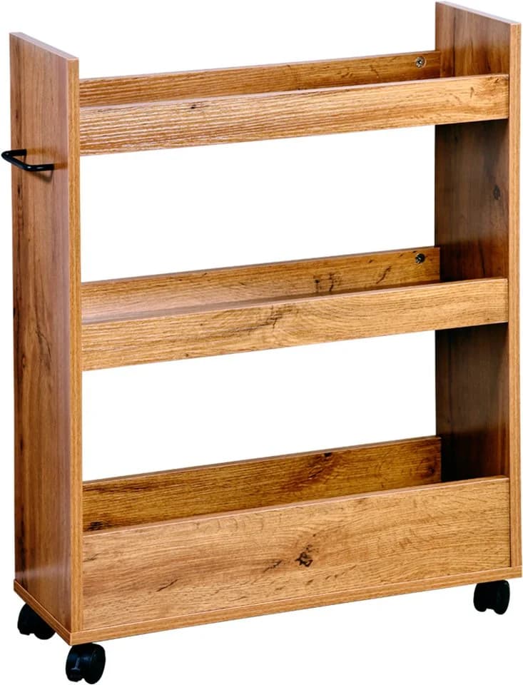 Kesper Allzweckwagen Eiche Holzwerkstoff 3 Fächer - Bild 2