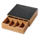KESPER® Teebox Schubladenbox Bambus Glas für Kaffeekapseln Bild 4