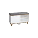 KESPER Schuhschrank mit Sitzkissen Weiß Bild 1