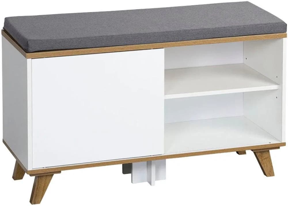 KESPER Schuhschrank mit Sitzkissen Weiß - Bild 2