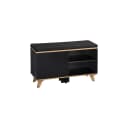 KESPER Schuhschrank mit Sitzkissen Schwarz Bild 1