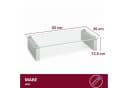 HOOZ TV-Board 1606 Klarglas ESG-Sicherheitsglas Modern Bild 3