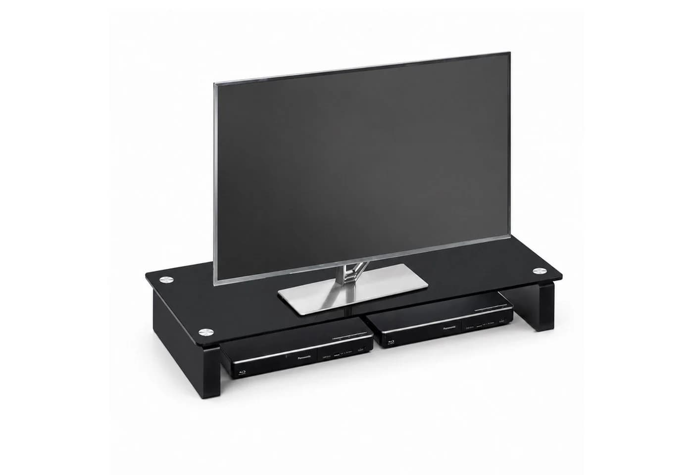 HOOZ TV-Board Schwarz ESG-Sicherheitsglas 82cm - Bild 2