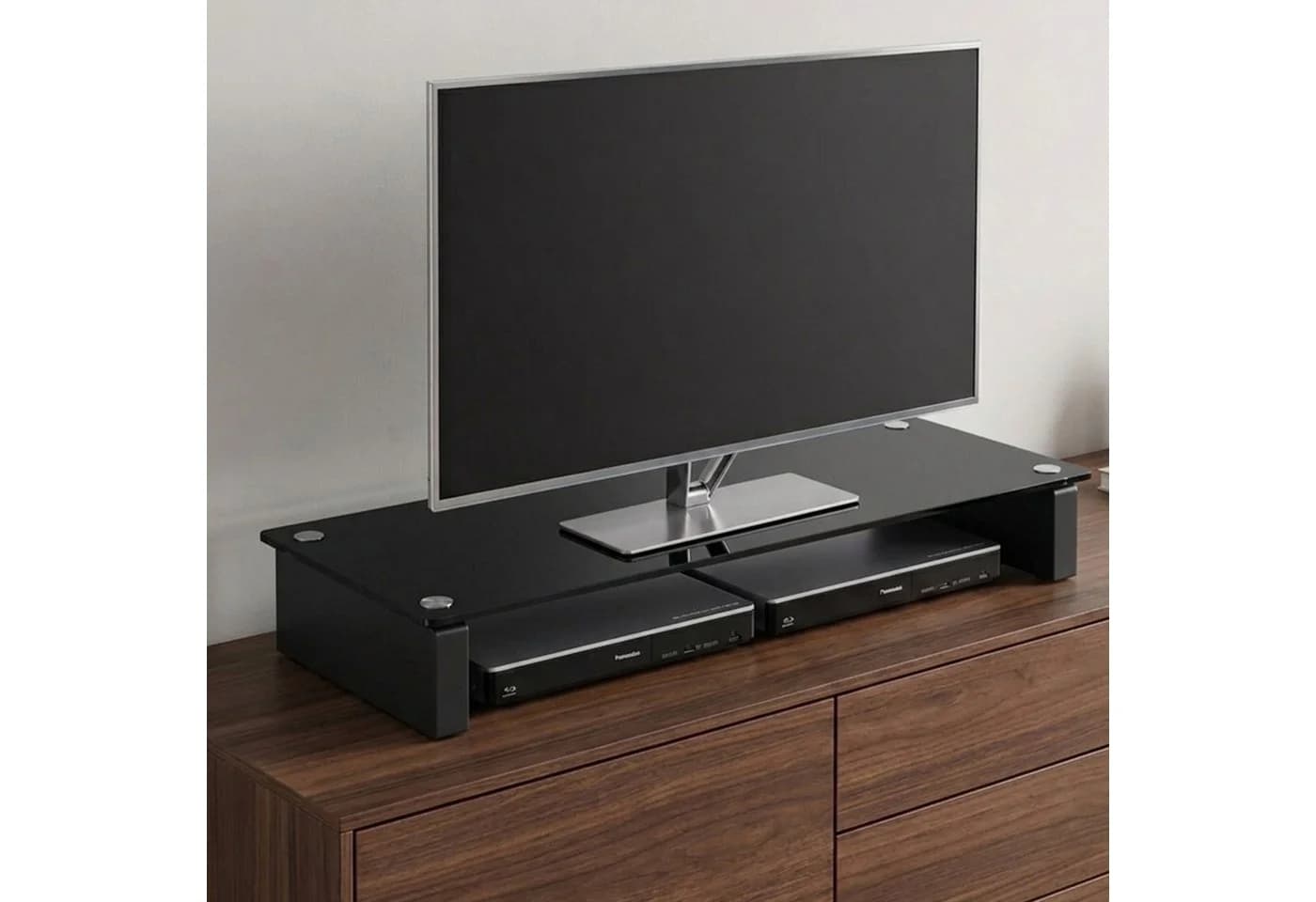 HOOZ TV-Board Schwarz ESG-Sicherheitsglas 82cm - Bild 4