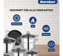 Karcher Topf-Set Jette 14-tlg. Edelstahl Induktion Bild 4