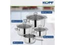 Kopf Topf-Set Merkur 4-teilig Edelstahl Induktion Bild 4
