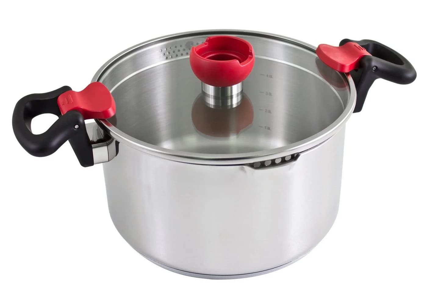 Kopf Kochtopfset Nelo 9-teilig Edelstahl mit Abgießhilfe & Sieb - Bild 3
