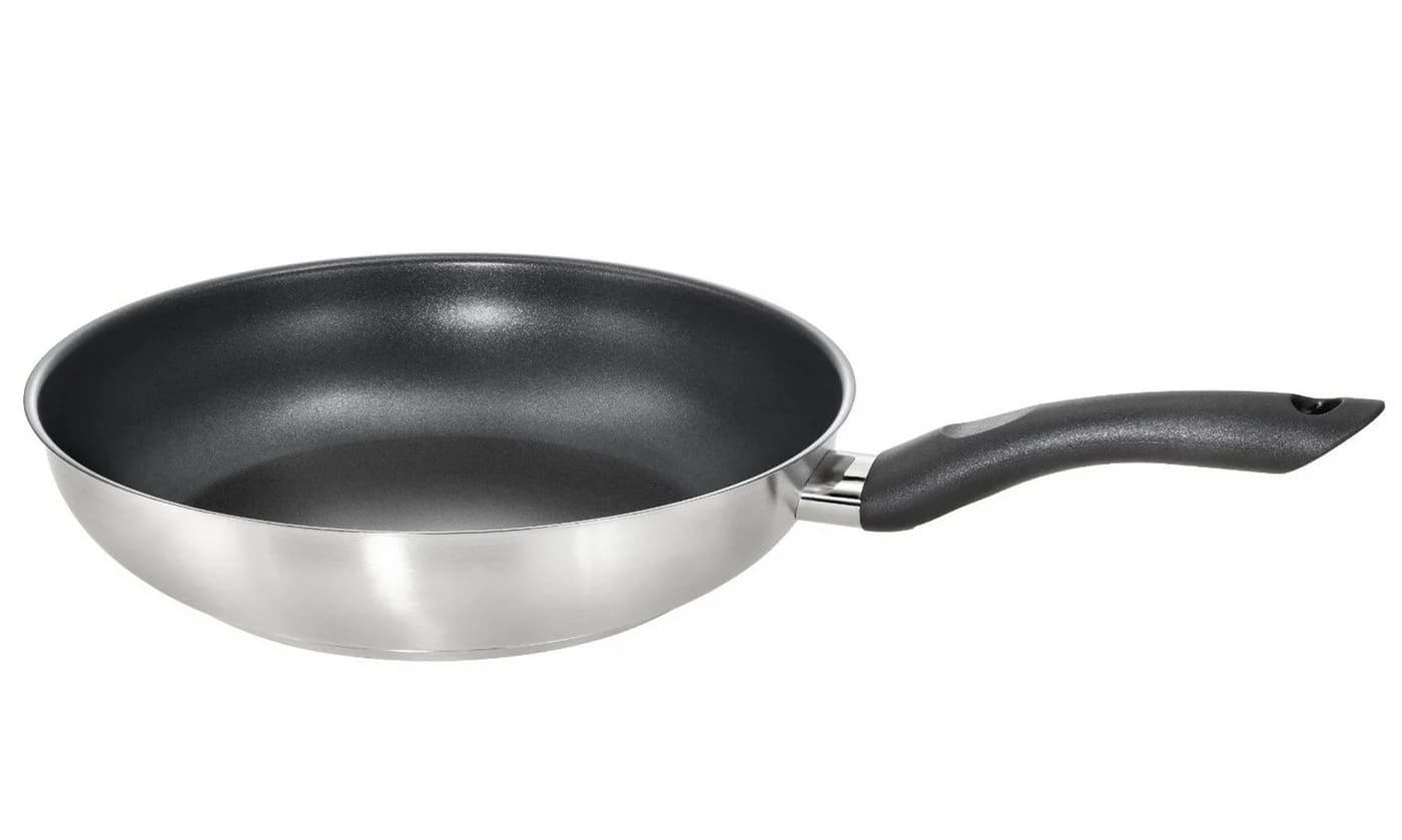 Kopf Pfannen-Set Alfons 2tlg. Edelstahl 24 + 28 cm Teflon-Select Induktion