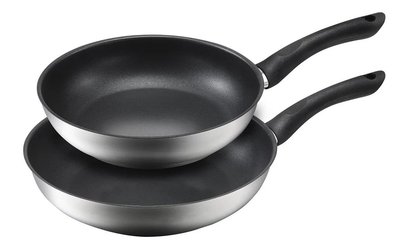 Kopf Pfannen-Set Alfons 2tlg. Edelstahl 24 + 28 cm Teflon-Select Induktion - Bild 2