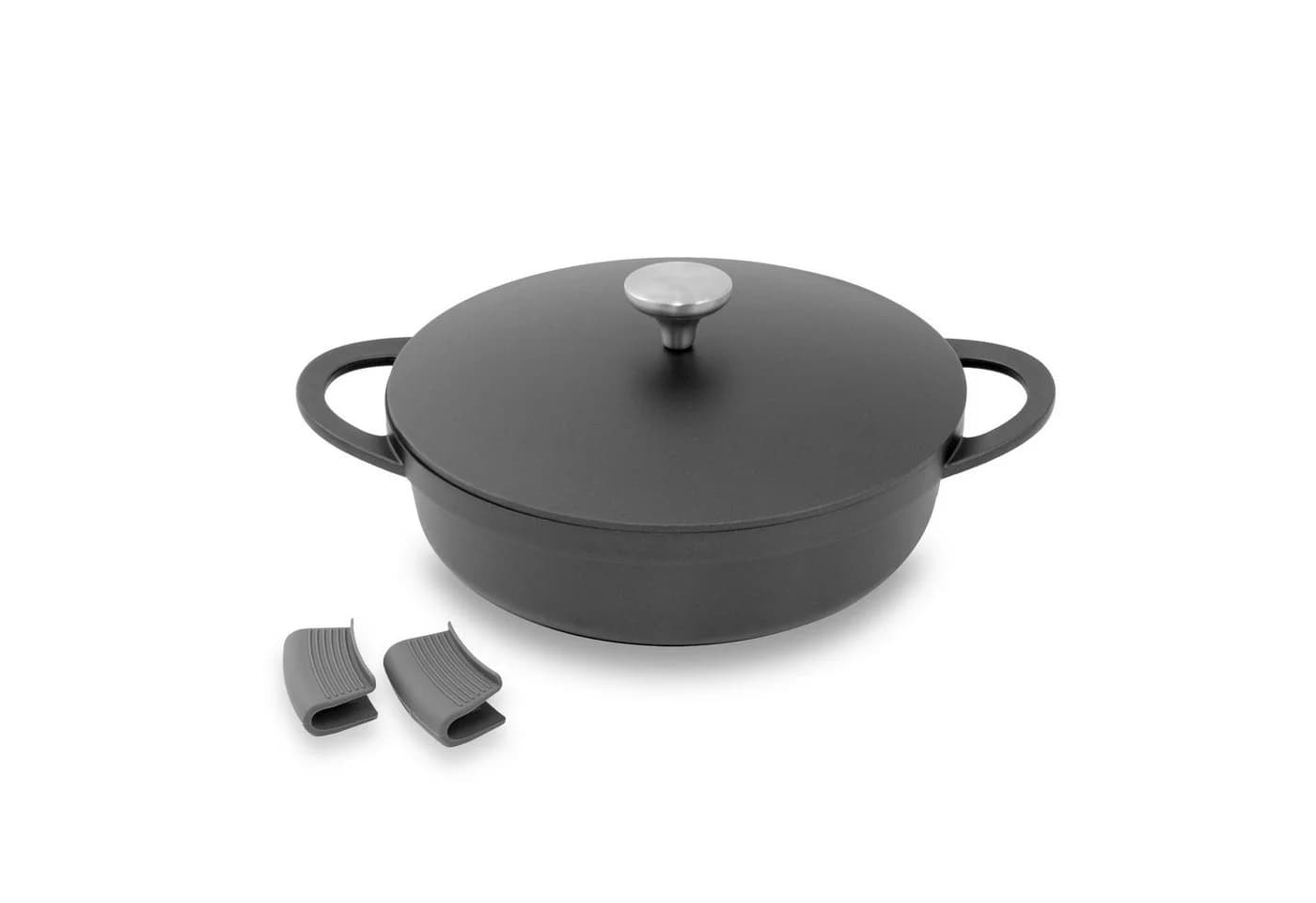 Kopf Servierpfanne Atavola 28cm Aluminiumguss mit Deckel - Bild 2