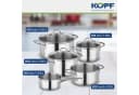Kopf Topf-Set Clara 8-tlg. Edelstahl Silber Induktion Bild 3