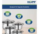 Kopf Topf-Set Clara 8-tlg. Edelstahl Silber Induktion Bild 4