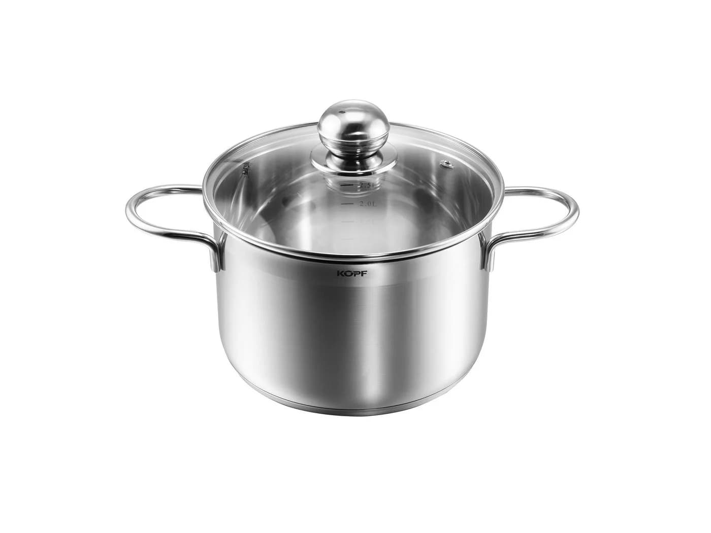 Kopf Fleischtopf Josie 16 cm Edelstahl Silber