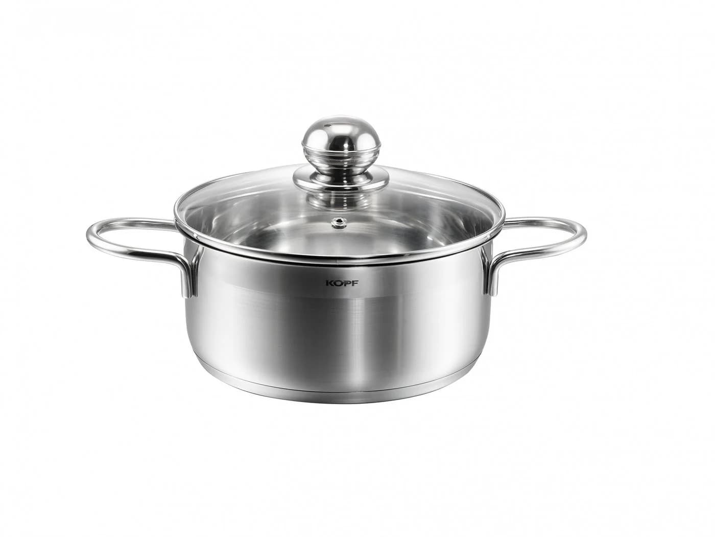 Kopf Bratentopf Josie 20cm Edelstahl Silber - Bild 2