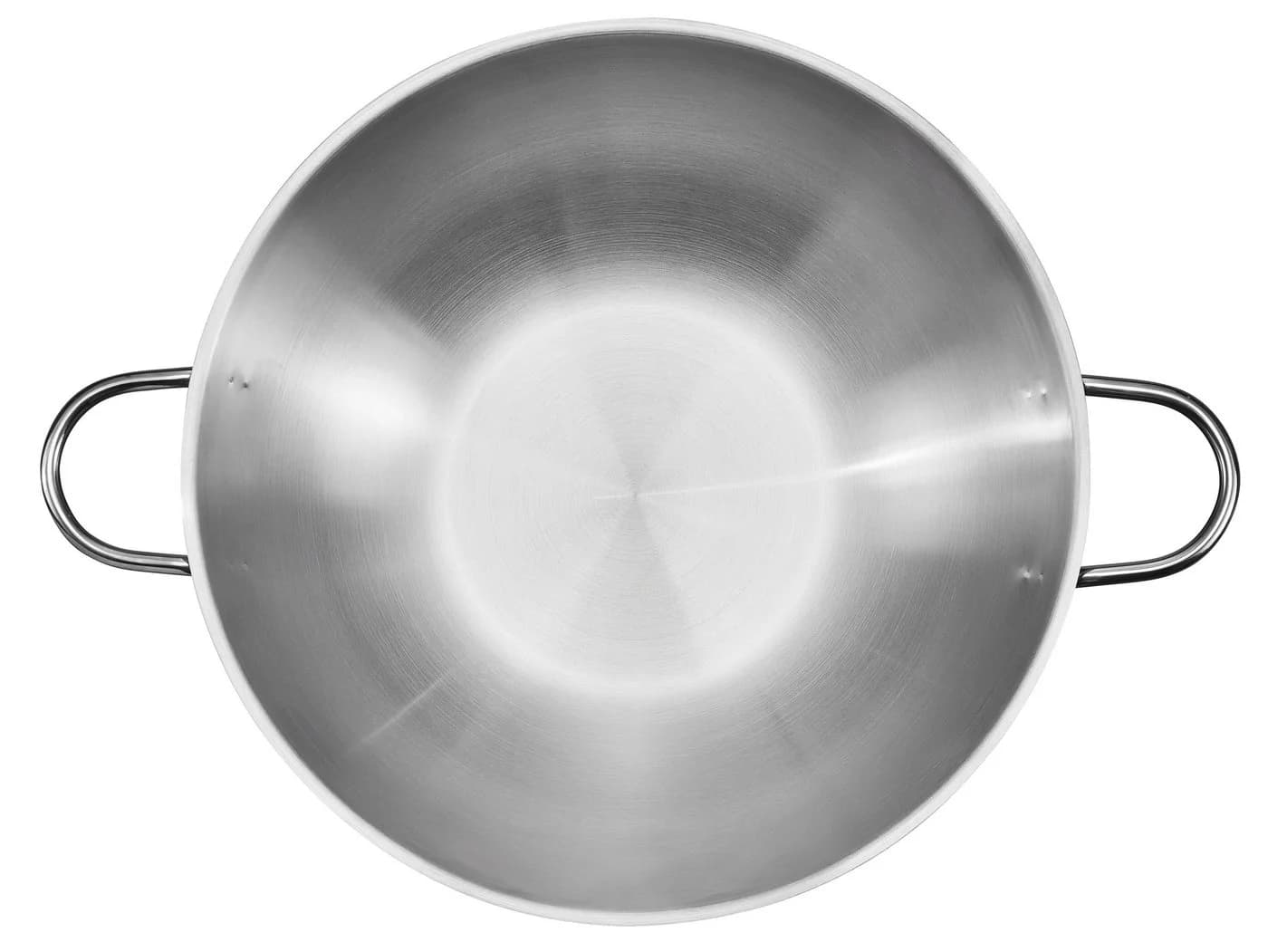 Kopf Wok Josie 32 cm Edelstahl mit Glasdeckel Induktion