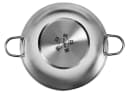 Kopf Wok Josie 32 cm Edelstahl mit Glasdeckel Induktion Bild 3