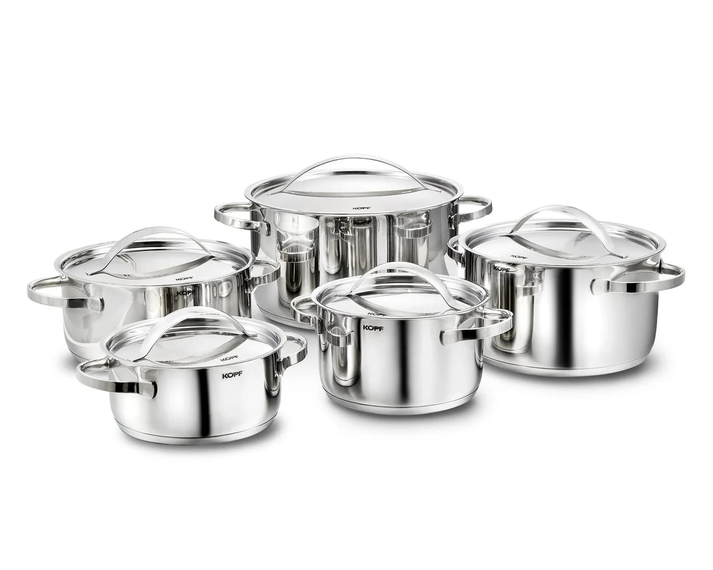 Kopf Kochtopf-Set Stilo 5-tlg. Edelstahl Induktion - Bild 2