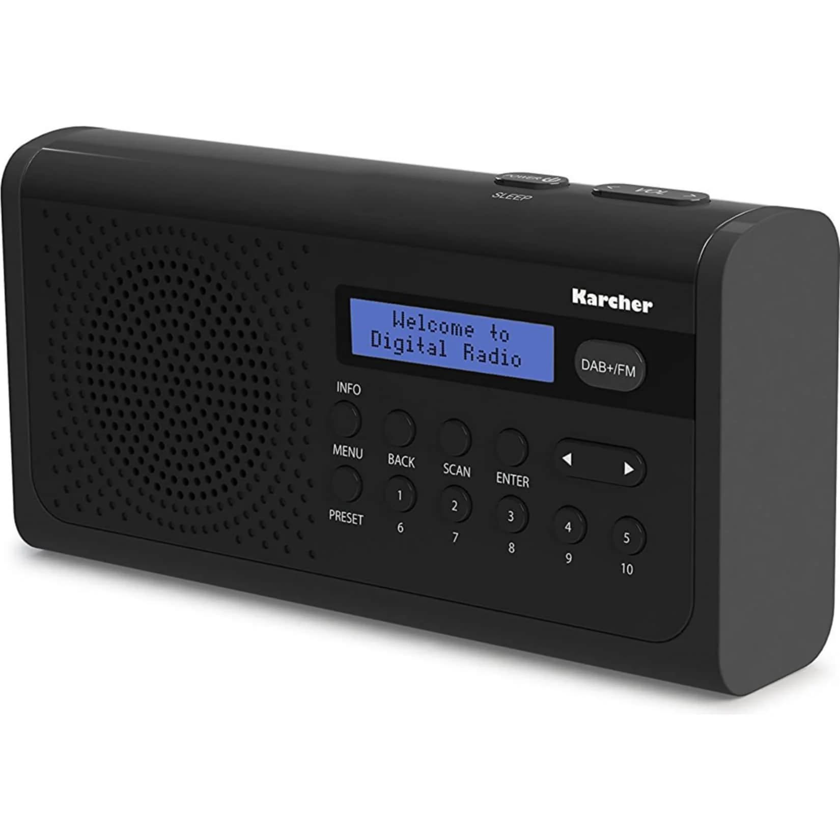Kärcher DAB 2405 Tragbares Radio mit DAB+/FM