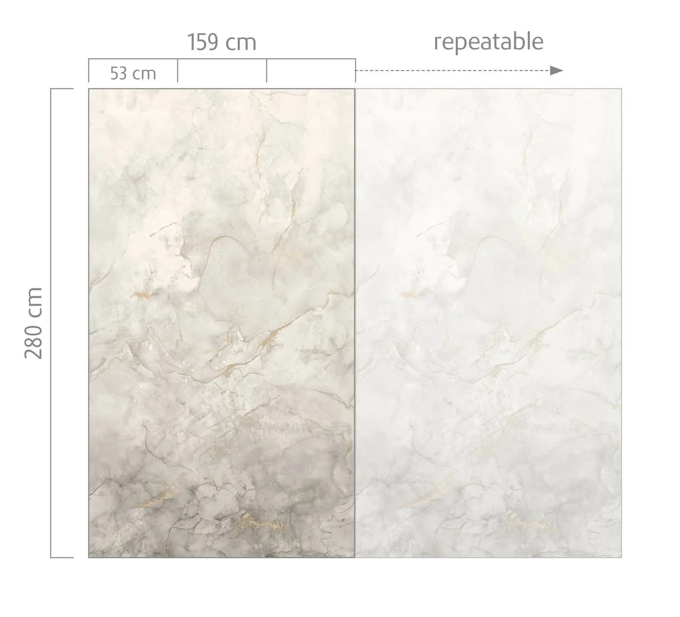 Rasch Fototapete Marmor-Optik GOLD MARBLE 360165 - Bild 4