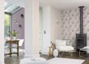 Rasch Vliestapete Florentine Uni Lila Vlies Bild 3