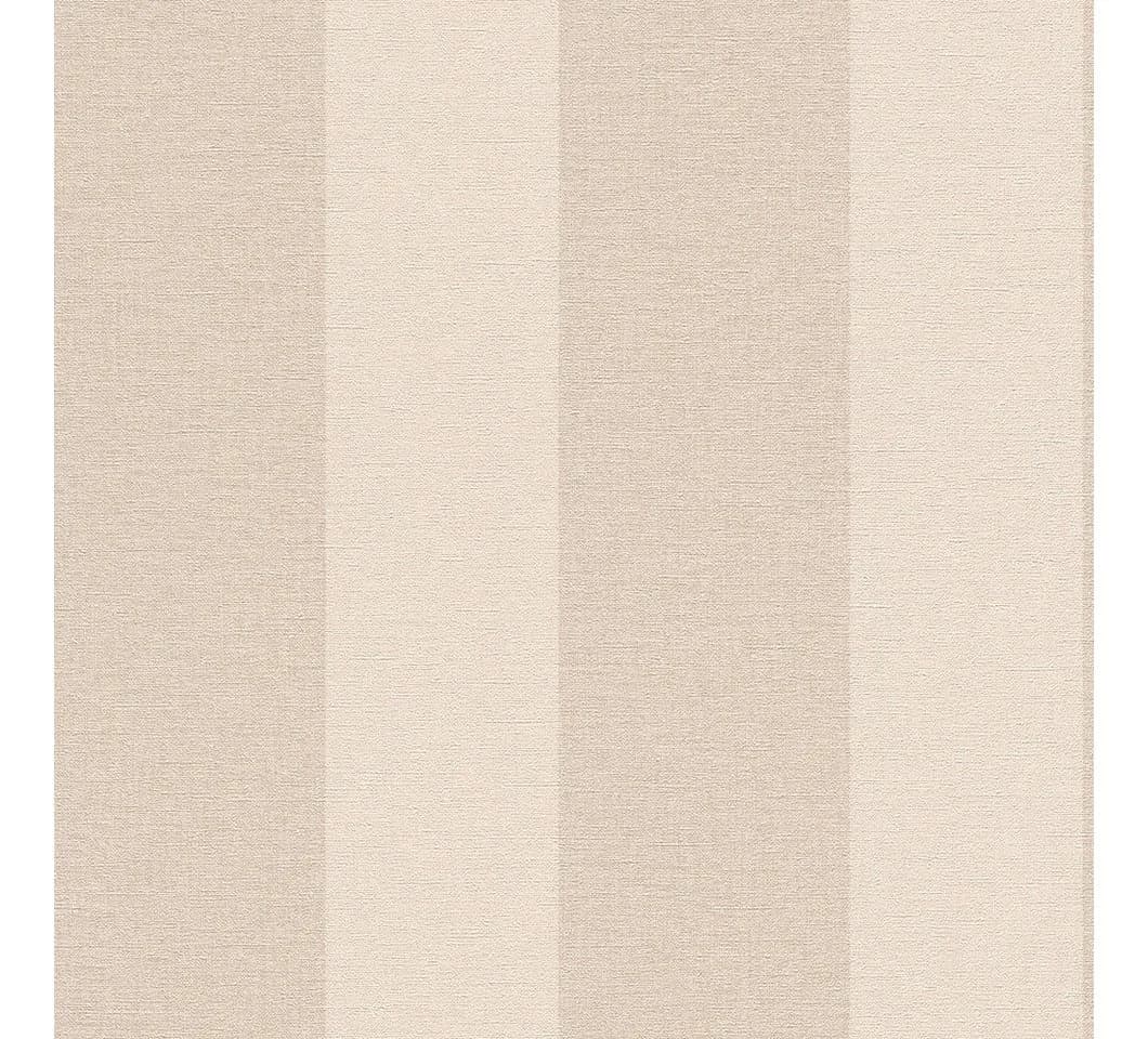 Rasch Vliestapete Streifenmuster Beige Creme Textiloptik - Bild 2