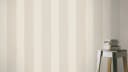 Rasch Vliestapete Streifenmuster Beige Creme Textiloptik Bild 5