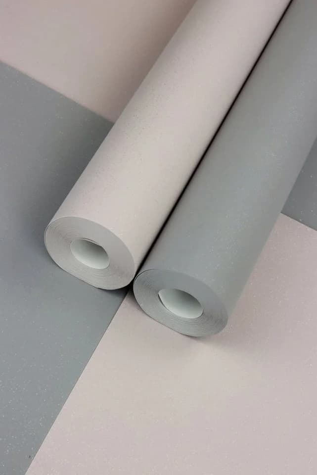Rasch Vliestapete Uni Glitzer grau mit Glitzereffekt - Bild 3