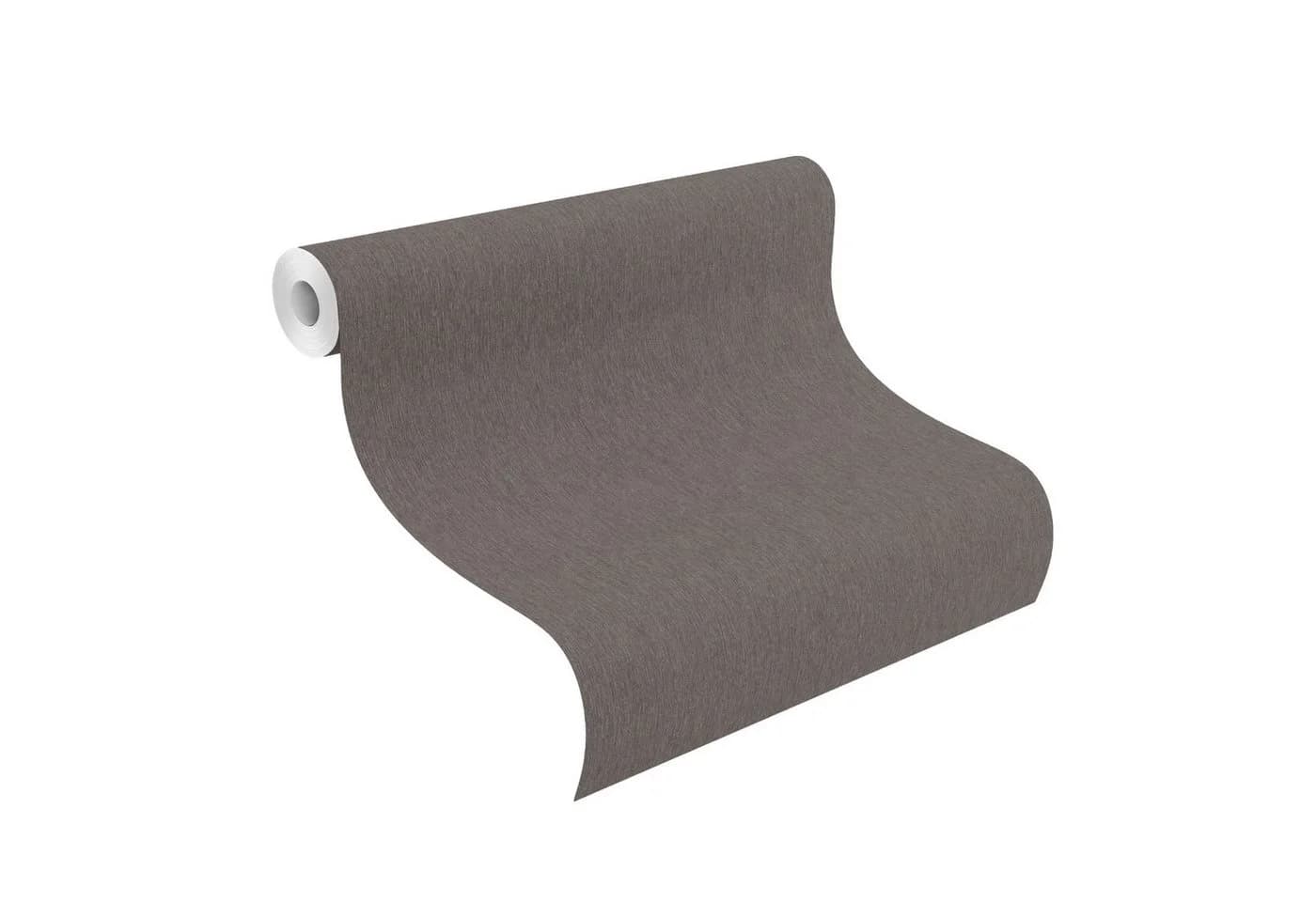 Rasch Vliestapete Längsstruktur Grau Braun Metallic 608625 Sky Lounge - Bild 4