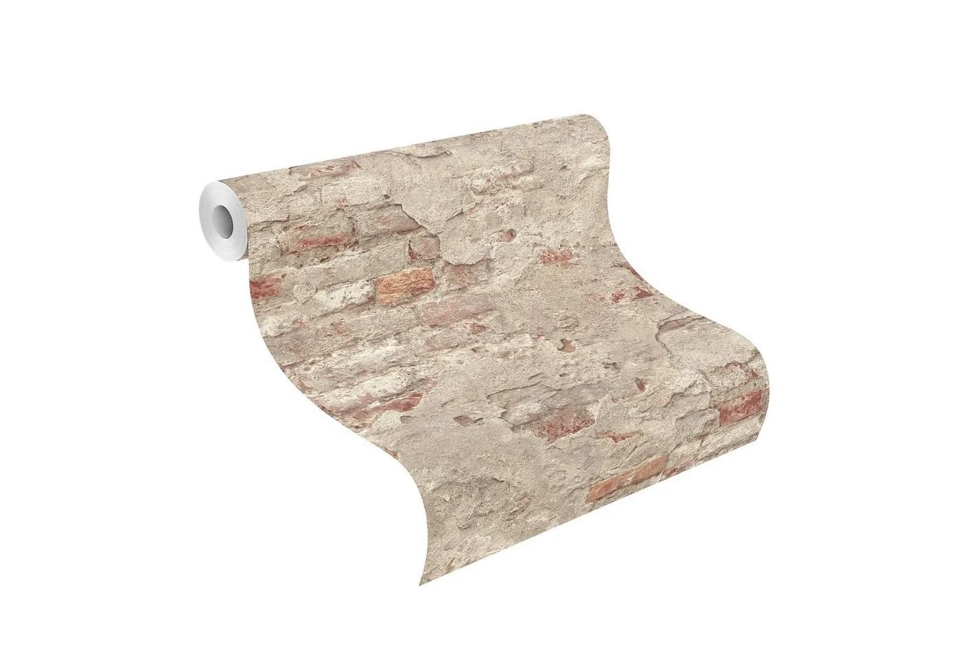 Rasch Vliestapete Steinoptik Braun Beige 939323 - Bild 3