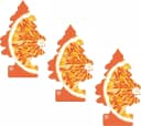 Wunder-Baum Dekohänger Orange Mandarine 3er Duftbäumchen Lufterfrischer Bild 1