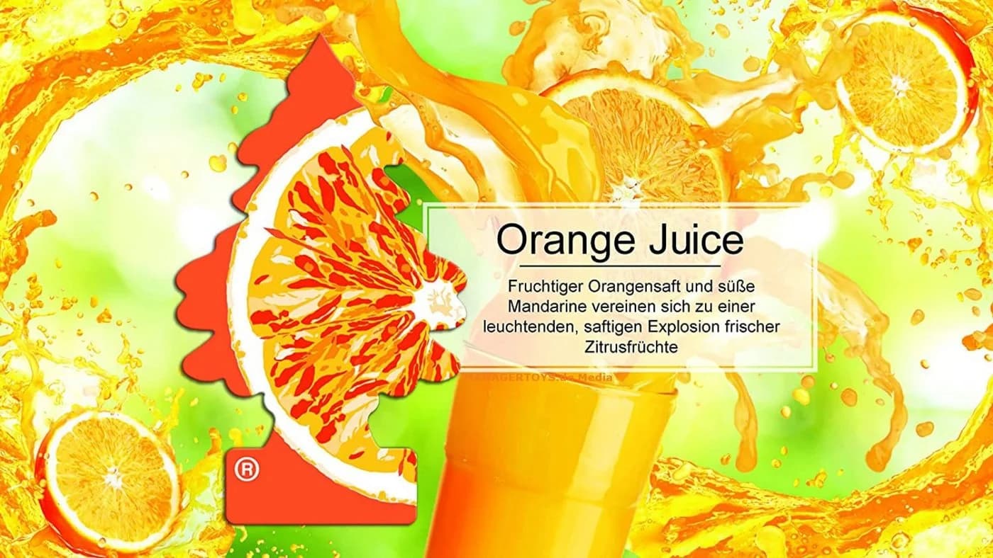 Wunder-Baum Dekohänger Orange Mandarine 3er Duftbäumchen Lufterfrischer - Bild 3