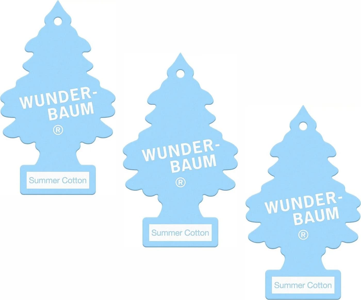 Wunder-Baum Hänge-Weihnachtsbaum 3er Set Summer Cotton little Tree