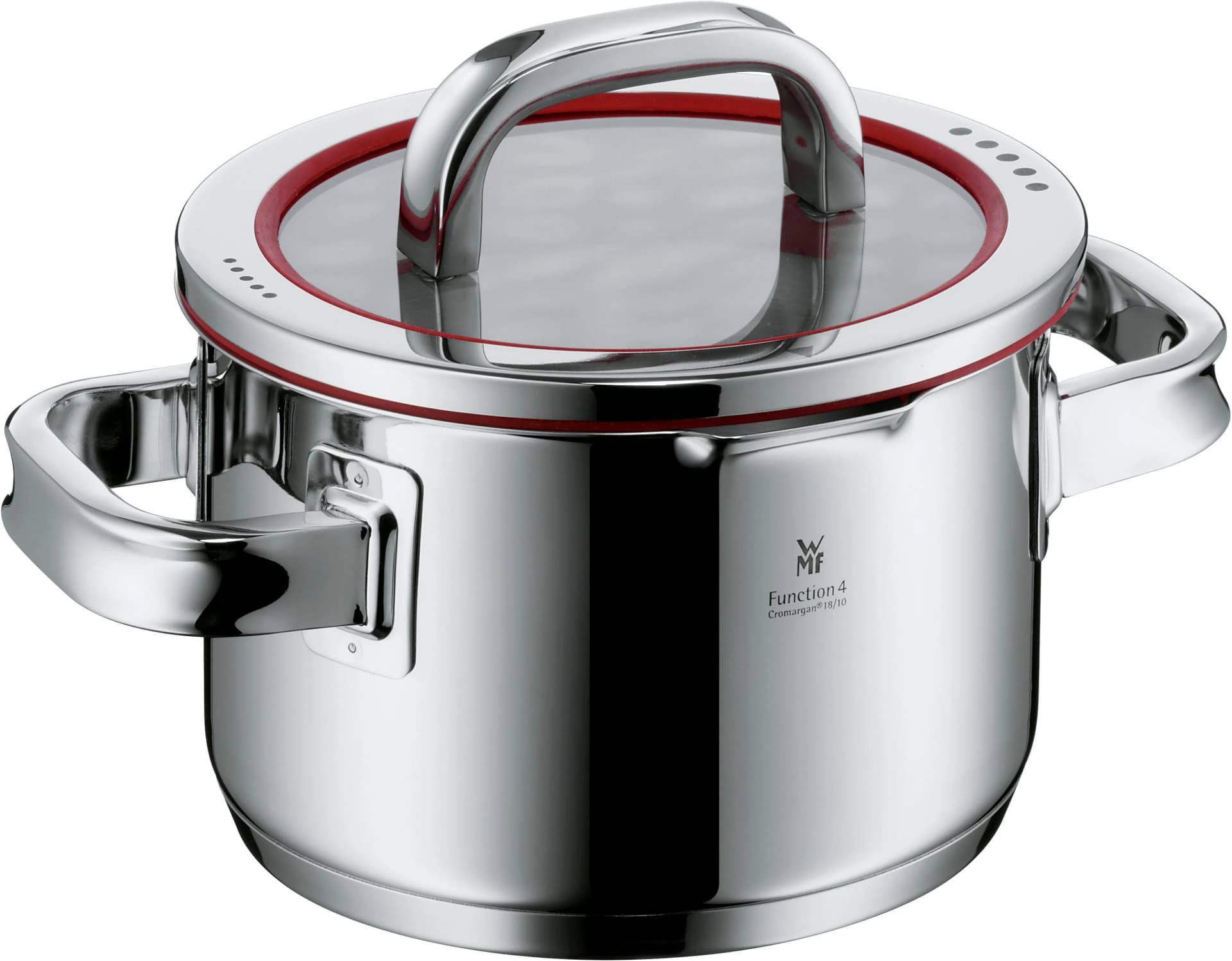 WMF Fleischtopf Function 4 Rot Edelstahl 1,4 l