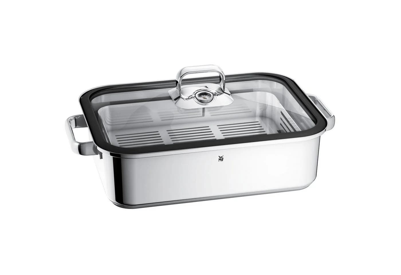 WMF Dampfgartopf Vitalis Bräter Induktion mit Glasdeckel und Silikonrand - Bild 4