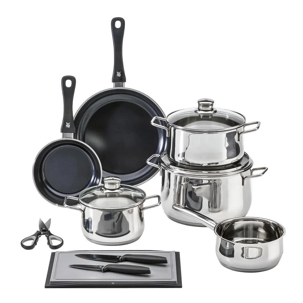 WMF Diadem Plus Topf-Set 10-teilig Edelstahl Cromargan
