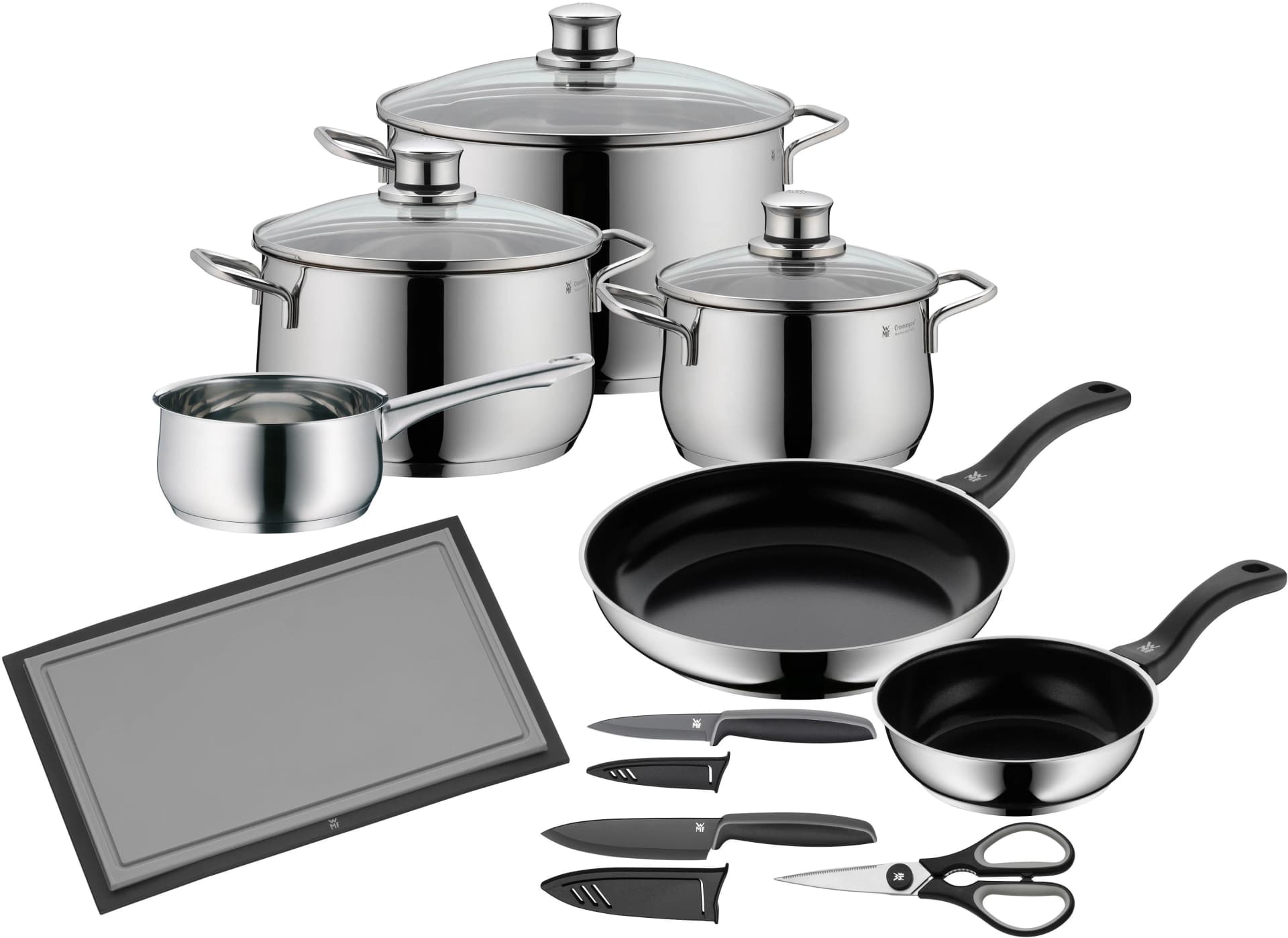 WMF Diadem Plus Topf-Set 10-teilig Edelstahl Cromargan - Bild 2