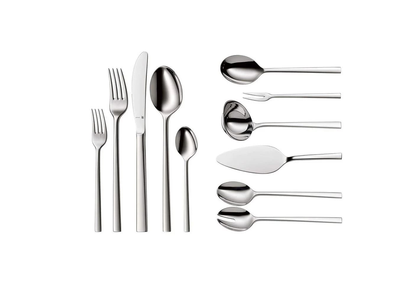 WMF Besteck-Set Sonic 66-tlg. Cromargan protect Silber - Bild 2