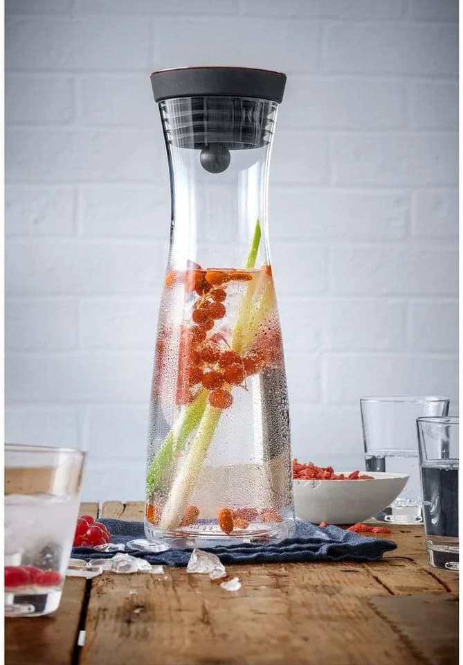 WMF Wasserkaraffe Basic 1L mit automatischem Verschluss und Sieb - Bild 4