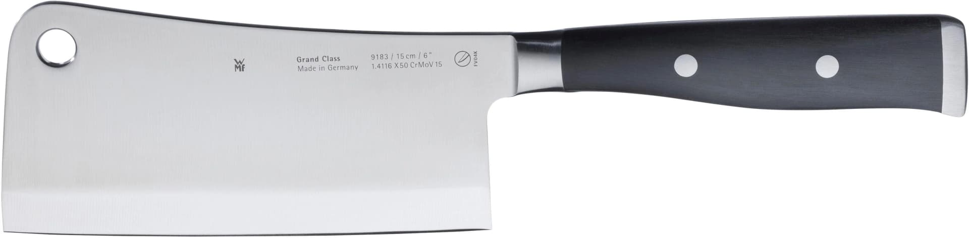 WMF Grand Class Chinesisches Hackmesser 15 cm Schwarz Spezialklingenstahl