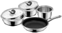WMF Topf-Set Click&Serve 7-tlg. Cromargan Edelstahl Silber Bild 2