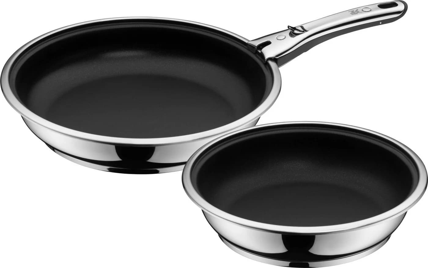 WMF Pfannen-Set Click&Serve 3-teilig Edelstahl mit abnehmbarem Griff - Bild 2