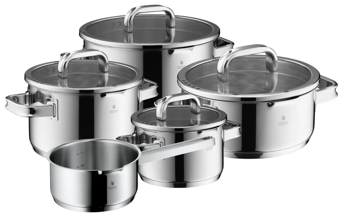 WMF Topf-Set Function 4 Advanced 5-teilig Edelstahl Cromargan® - Bild 2